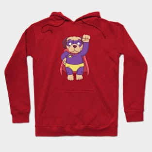 Super Dog // Funny Superhero Dog Cartoon Hoodie